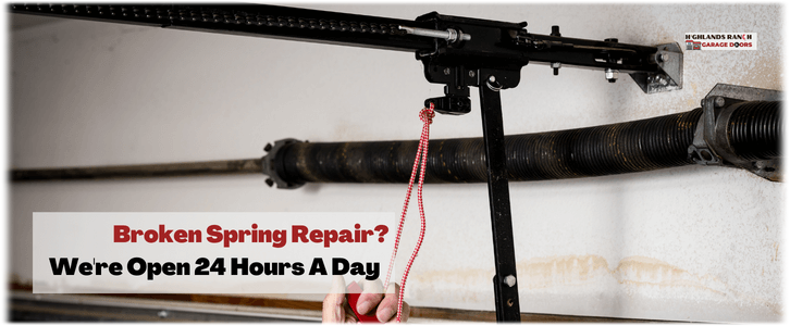 Broken Garage Door Spring Repair Highlands Ranch CO