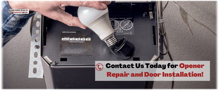 Garage Door Opener Repair and Installation in Highlands Ranch, CO!